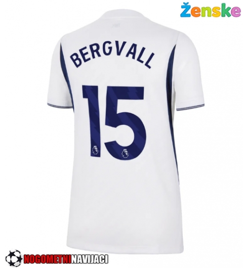Ženske Nogometnih dresov Tottenham Hotspur Lucas Bergvall #15 Domači 2026-27 Kratki rokavi Ženske Nogometnih dresov Tottenham Hotspur Lucas Bergvall #15 Domači 2026-27 Kratki rokavi